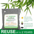Bamboo Charcoal Air Purifying Bags, Breathe Green Charcoal Odor Eliminator Bags, Nature Fresher Air Purifier Bags, Activated Charcoal Odor Absorber for Home, Car, Closet, Bathroom (500g1,200g4,75g6)