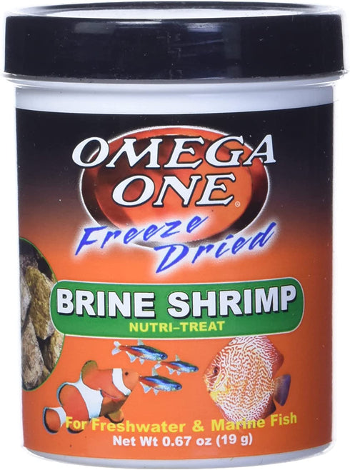 Omega One Freeze Dried Brine Shrimp, 0.67 oz