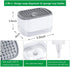 19 Pack Kitchen Clean Sponges for Dish,1 Pack Dish Soap Dispenser for Kitchen, Soap Dispenser and Sponge Holder 2 in1, Countertop Soap Pump Dispenser Caddy