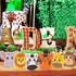 Jungle Safari Favor Bags Zoo Animals Birthday Treat Goody Bags for Kids Baby Jungle Party Favor Decorations Supplies Pack of 12