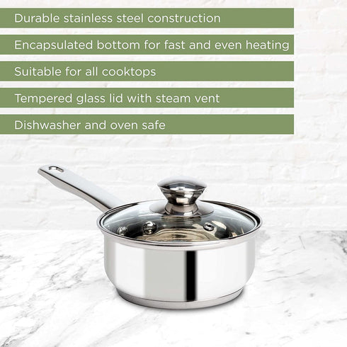 Ecolution Pure Intentions, 1-Quart, Stainless Steel