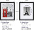 ONE WALL Tempered Glass 11x14 Picture Frames Display Pictures 8x10 or 5x7 with Mat or 11x14 Without Mat, Black Solid Wood Photo Frames for Wall and Tabletop - Mounting Hardware Included