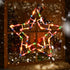 16 Inch Christmas Window Silhouette Lights Decorations Pack of 2 Lighted Snowflake and Star Christmas Window Lights with 100 Bulbs for Holiday Indoor Wall Door Glass Decorations