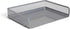 1InTheOffice Desk Tray, Side Load Letter Tray, Stackable Silver Mesh Tray"2 Pack"