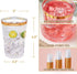 100 PACK Gold Plastic Cups,12 Oz Clear Plastic Cups Tumblers, Elegant Gold Rimmed Plastic Cups, Disposable Cups With Gold Rim Perfect For Wedding,Thanksgiving Day, Christmas Party Cups