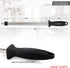AVACRAFT 12 inch Knife Sharpener Rod, Diamond Steel Knife Honing Steel, Premium Knife Sharpening Steel, Oval shaped Honer, Ergonomic Handle for Firm Grip