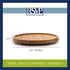 RSVP International Tool Crock Turntable Lazy Susan, Bamboo, 8.25" | Handy in Cabinets or on Counters | Rotating Base with Sturdy Lip | Organize Spices & Small Bottles