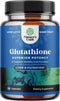 Pure Glutathione Supplement with Glutamic Acid - L Glutathione Pills with Silymarin Milk Thistle Extract ALA and Amino Acid Complex for Liver Support Anti Aging Skin Care Immunity and Brain Health