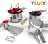 TILUCK Stainless Steel Measuring Cups & Spoons Set, Cups and Spoons,Kitchen Gadgets for Cooking & Baking (4+6)