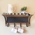 Farmhouse Wood Bead Garland with Rustic Tassels Home Farmhouse Natural Beads Garland Farmhouse Tiered Tray Decorations Farmhouse Wall Hanging Decor
