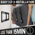 Mounting Dream Tilting TV Wall Mount for Most 37-70 Inches Flat Screen TVs, TV Mount - Wall Mount TV Bracket up to VESA 600x400mm and 132 lbs - Easy to Install on 16", 18", 24" Studs