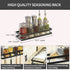 PINNIYOU Spice Rack Wall Mount Organizer, 14" Hanging Black Spice Organizer Shelf, Farmhouse Seasoning Organizer, Space-Saving Spice Shelves Holder for Kitchen, Flexible Bathroom Organizer(2 Pcs)