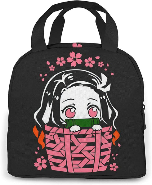 Lunch Bag Tote Meal Bag Reusable Insulated Portable Anime Lunch Box For Women Mens Boy Girl Work School Picnic