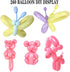 LXZFCRG 260 Balloons , Premium Long Balloons Latex Twisting Balloons for Birthday Wedding Festival Party Pastel Color Pack of 100