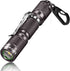 UltraTac K1 LED Flashlight Keychain with Tail Switch, 180lm AAA Keychain Flashlights for EDC, Camping, Hiking, Outdoor Activity and Emergency Lighting (Brownish Gray)