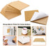 120Pcs Self Adhesive Cork Squares, MOTASOM 4 x 4 Inch Strong Cork Adhesive Sheets, Reusable Cork Board Cork Backing Sheets, Mini Wall Cork Tiles Mat for Coasters and DIY Crafts