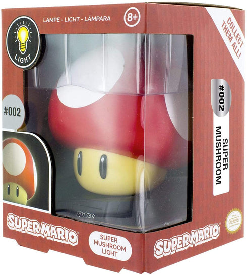 Super Mario Bros. Mushroom 3D Night Light - Decorative Lamp Collectible