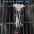 Kona Grill Brush and Scraper - 18" Premium Deep Clean BBQ Accessories Tool, Makes Grill Cleaning Easy - Safe for All Grill Types - Stainless Steel Bristles