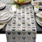 ALAGO Valentine Table Runner Love Heart Shapes Hand Draw Table Linens Cotton Non-Slip Runners for Home Kitchen Party Wedding Decorations 14" x 72", Valentine's Day Love Heart Table Runner