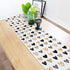 ALAGO Valentine Table Runner Love Heart Shapes Hand Draw Table Linens Cotton Non-Slip Runners for Home Kitchen Party Wedding Decorations 14" x 72", Valentine's Day Love Heart Table Runner