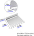 SinLoon 6 Inch Small Shelf in Flat Satin Aluminum Bathroom Shelf Wall Mount for Small Speaker Smartphone, Tablet, Toiletries Silver 2 Pack