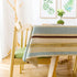 Stripe Rectangle Tablecloth, Water and Stain Resistant Indoor and Outdoor Table Cloth Decorative, Table Cover for Picnics Parties Dining Kitchen Tables?51x70 Inch?