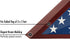 Americanflat Flag Case for Veterans - Fits a folded 3' x 5' American Military Flag - Triangle Display with Polished Plexiglass (Mahogany)