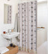 Yokii Boho Fabric Shower Curtain 84-Inch Length Tribal Chic Hippie Geo Diamond Fringe Bathroom Shower Curtain Set Extra Long Beige Heavy Weighted Bath Curtains with 4'' Tassels (72x84, Beige)