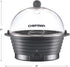Chefman Electric Egg Cooker Boiler, Rapid Egg-Maker & Poacher, Food & Vegetable Steamer, Quickly Makes 6 Eggs, Hard, Medium or Soft Boiled, Poaching/Omelet Tray Included, Ready Signal, BPA-Free, Grey