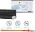 Lazy Monk Foam Door Draft Stopper 32 - 36 Inch Bottom Gap Filler One Sided, Under Door Breeze Blocker Weather Strip Cold Warm Air Wind Insulator Seal, Sliding Door Noise Reduction Sound Proof Cover