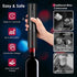 Electric Wine Opener Set TEBIKIN Automatic Wine Bottle Openers Cordless Battery Powered Corkscrew with Vacuum Wine Stoppers Wine Aerator Pourer Foil Cutter for Home Gift Party Valentine's Day