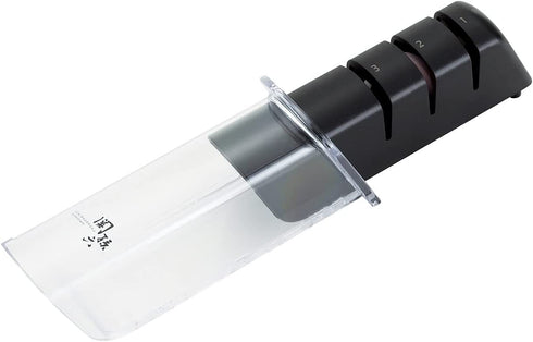 kai Seki Magoroku Diamond and Ceramic Sharpener (AP-0308), Black/White, 1415155 mm (Length X WidthX height)
