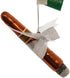 Kurt Adler Noble Gems Cigar with Bow Glass Glass Cuba Havanna Smoke Nb0055