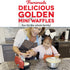 Oriental elife Mini Waffle Maker | Waffle Maker | Portable Electric Non-Stick Waffle Iron Suitable for 4 Inch Single Waffle for Breakfast, Lunch or Snack,Red