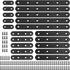 Glarks 110Pcs 20Pcs 40mm 80mm 130mm 200mm Flat Straight Corner Brace Black Metal Joint Plate Connector Repair Fixing Bracket with Mounting Screws Set for Wood Furniture