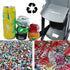 Ansoon Metals Can Crusher 16 oz/ 12 oz Compactor, Heavy-Duty Wall Mounted Bottle Can Opener Smasher for Seltzer, Soda, Beer Cans and Bottles Eco-Friendly Recycling Tool (Silver)