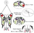 World`s Best Grandma New Butterfly SunCatcher Stained Glass Butterfly Sun Catcher Wind Chime for Windows for Grandma Happy Mother`s Day Valentine's Day Birthday Christmas Thanksgiving Gift