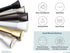 SnugSet | Ultra Strong Secure Hold Tension | No Rust | 43-72" | Adjustable | Gold Shower Curtain Rod