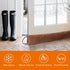 MAGZO Door Draft Stopper 38in Length, Brown Under Door Snake Noise Blocker Sound Proof Door Blocker Air Dust Stopper