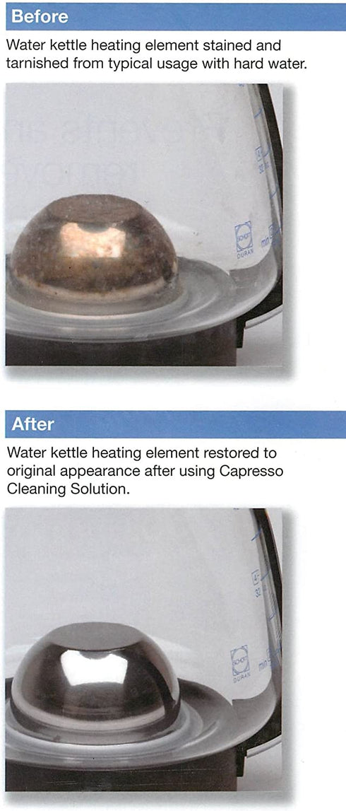 Capresso 640.13 Cleaning Solution 3 packets 1 oz (28g) (Packaging may vary),Blue,Small