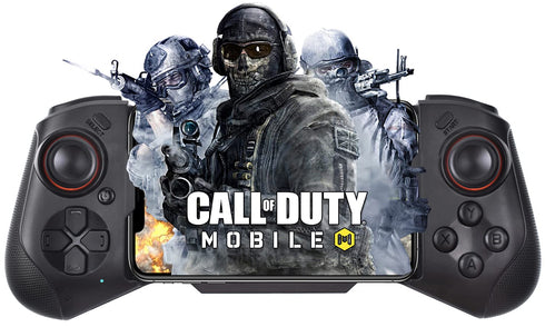 Joso Mobile Game Controller for iPhone, iOS, Android, PC, Bluetooth Gaming Gamepad for iPhone13/12/11/X, iPad, iPad Mini/Air/Pro, Mac, MacBook, Tablet, Samsung Galaxy, COD Mobile, Apex - Direct Play