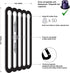 Demi's Home Coffee Pod Holder for Nespresso Original Capsules - Magnetic Holder Suitable to be Mounted on the Fridge (Black)