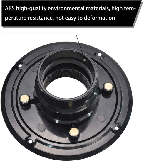 SaniteModar 2-in ABS Shower Drain Base can be used with any Size of Square and Linear Floor Shower Drain,It is Equipped with Threaded Joints and Rubber Joints¦¦