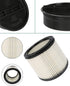D-TEND 90350 Filter Cartridge with Cap Fits Shop-Vac 5 Gallon and Up Wet & Dry Vacs, Compatible with Part 90304 (2+1)