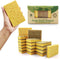 AIRNEX 18 Pack Biodegradable Natural Kitchen Sponge - Compostable Cellulose and Coconut Walnut Scrubber Sponge - Eco Friendly Sponges for Dishes