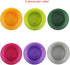 Everyday Plastic Reusable Plates BPA Free Dishwasher Safe Microwaveable set of 12 Great for Dinner Indoor Outdoor Use(Multi-color)