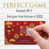 30 Count Chinese New Year 2022 Scratch Off Card Game - Year of the Tiger Fortune Cards - Fun Activity for Lunar New Year, Happy Chinese New Year's Celebration Party, Office Party - Decorations & Favors