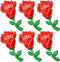 Big Rose Flower Balloon, 37 Inch - Pack of 6 | Valentines Day Balloons for Valentines Day Decor | Rose Balloons, Romantic Decorations Special Night | Flower Shape Balloon, Valentines Day Decoration