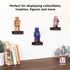 Umbra 325560-040 Showcase Shelves Set Gallery Display, Floating Wall Shelf for Small Objects and More (Set of 3), Black