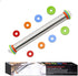 Rolling Pin with Thickness Rings- Adjustable Stainless Steel Roller Guides-Non Stick Dough Roller Pin for Dough Pizza Pie,Pastries and Cookies By Cook's Aid (Rolling Pin)